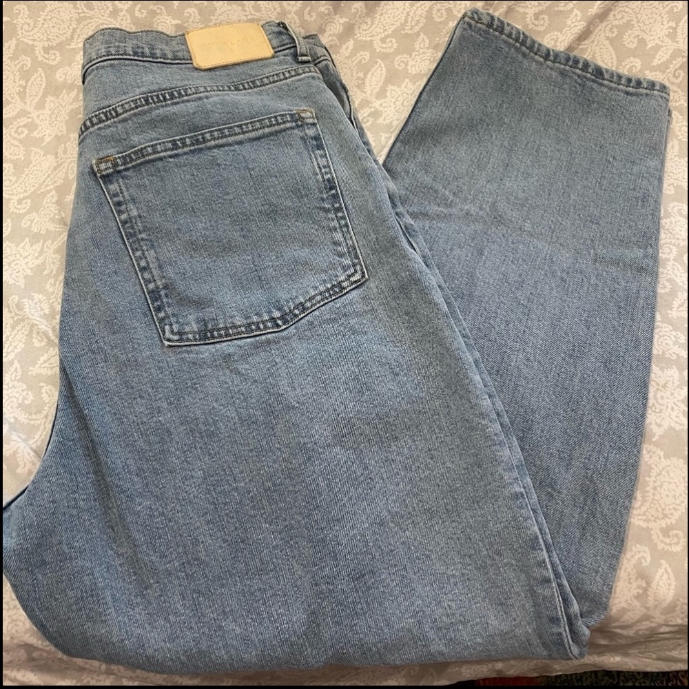 Everlane Light Blue Straight-Leg Jeans